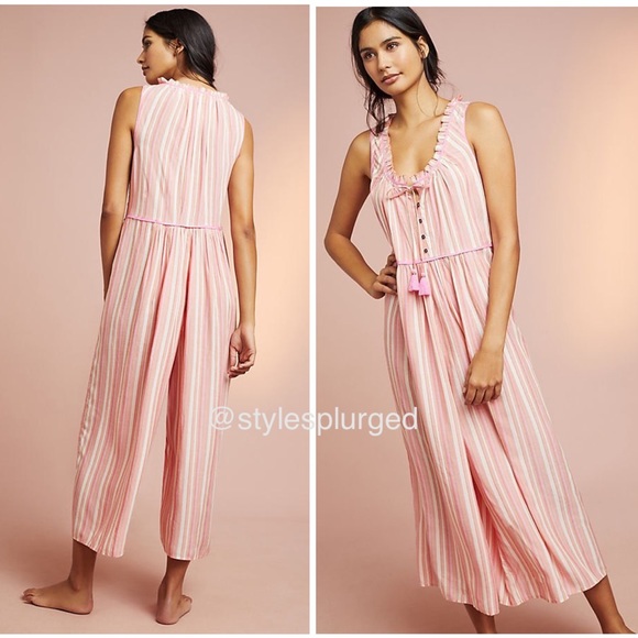 Anthropologie Pants - NWT ANTHRO Visayas Striped Jumpsuit size small